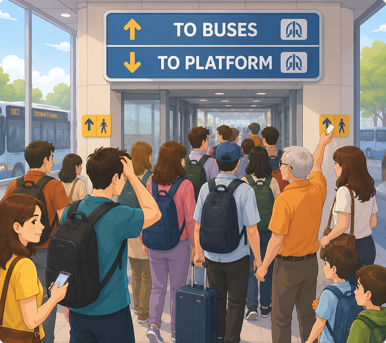 Bus terminal disruptions